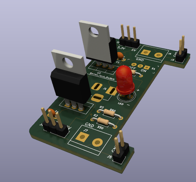 Breadboard Power Supply PCB Design